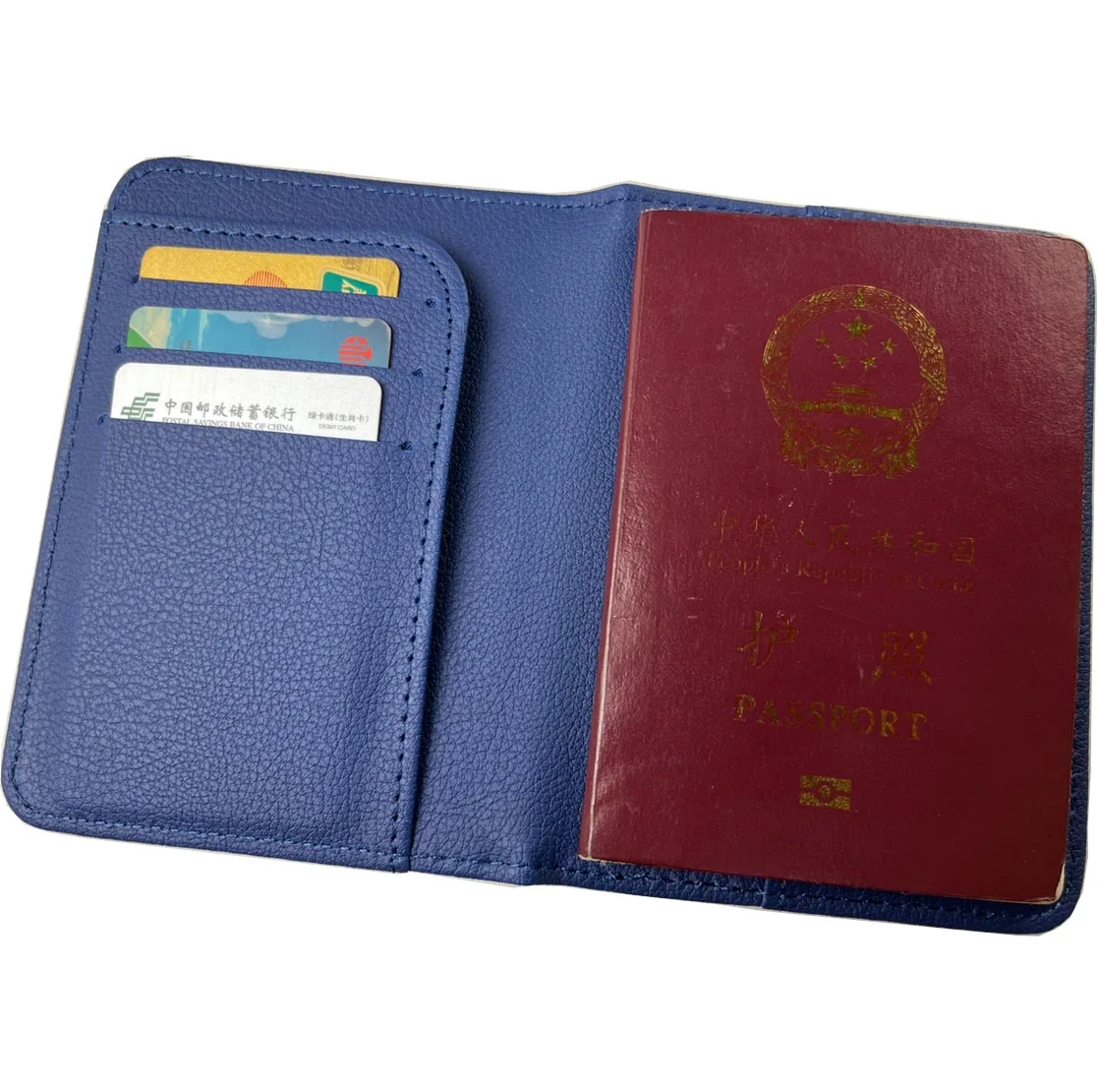 High Quality Customize Logo PU Leather Travel Passport Holder Cover