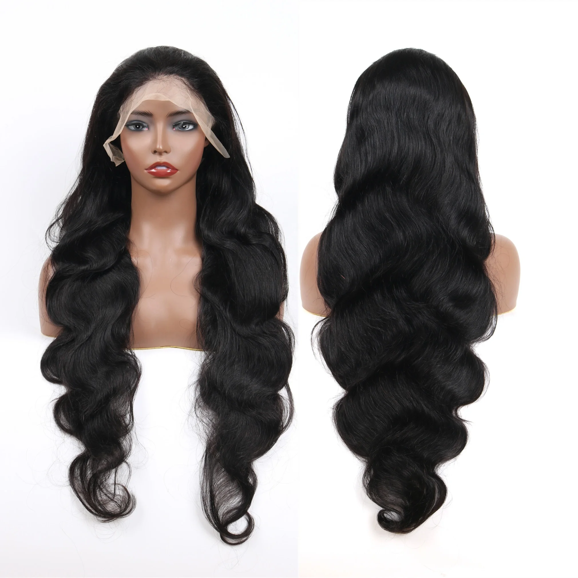 13x4 Human Hair Film hd Lace Front Wigs for Black Women Peruvian human hair 26 28 30 Body Wave Virgin Hair hd Lace Frontal Wig