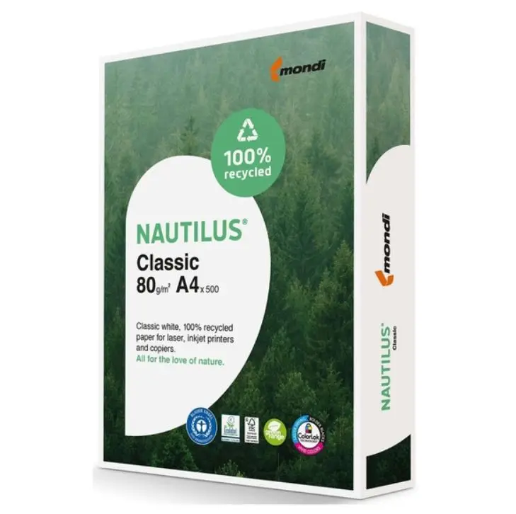 Hot selling NAUTILUS Classic A4 Paper One 80 GSM 70 Gram Copy Paper / Copier - PEFC Bond paper for sale