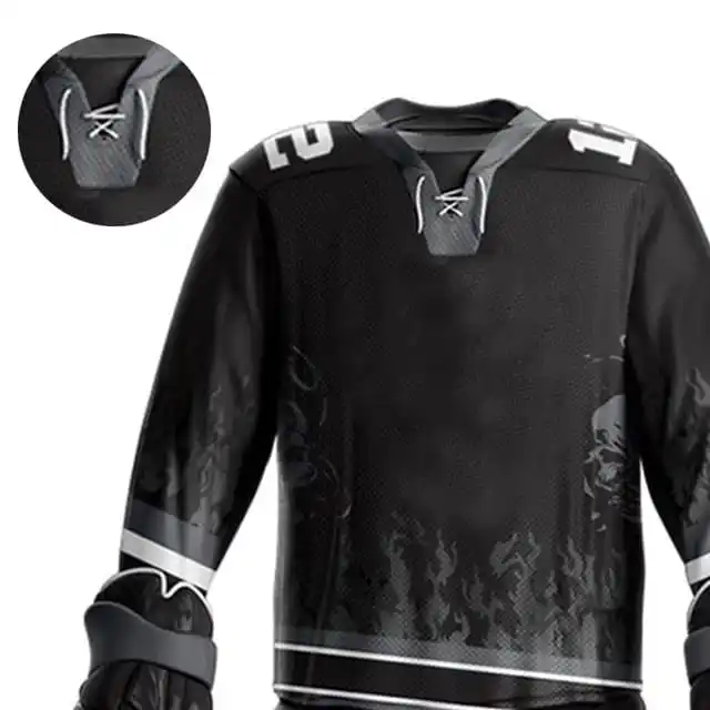 Quality Design Factory Manufacture Ice Hockey Jersey And Pant Sets Wholesale Price Ice Hockey Uniform