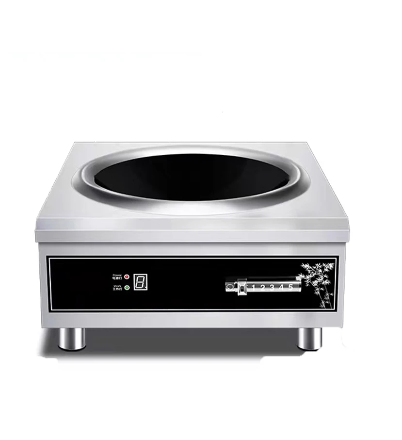 Kitchen Appliance Stainless Steel Stove Electric Hob Induction Concave Cooker For Restaurant With Custom Logo No Minimum