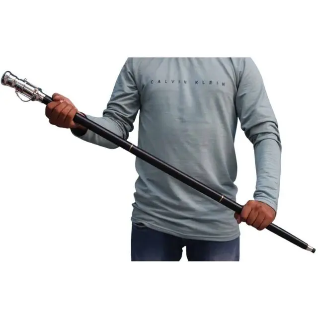 New Handmade Brass Stempunk Working Telescope Handle Decorative Wooden Walking Cane Hand Carved Wooden Walking Stick