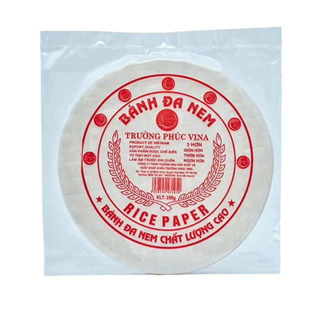 Rice paper for spring rolls, spring rolls, pork rolls (Banh da nem ) dried food Vietnam food