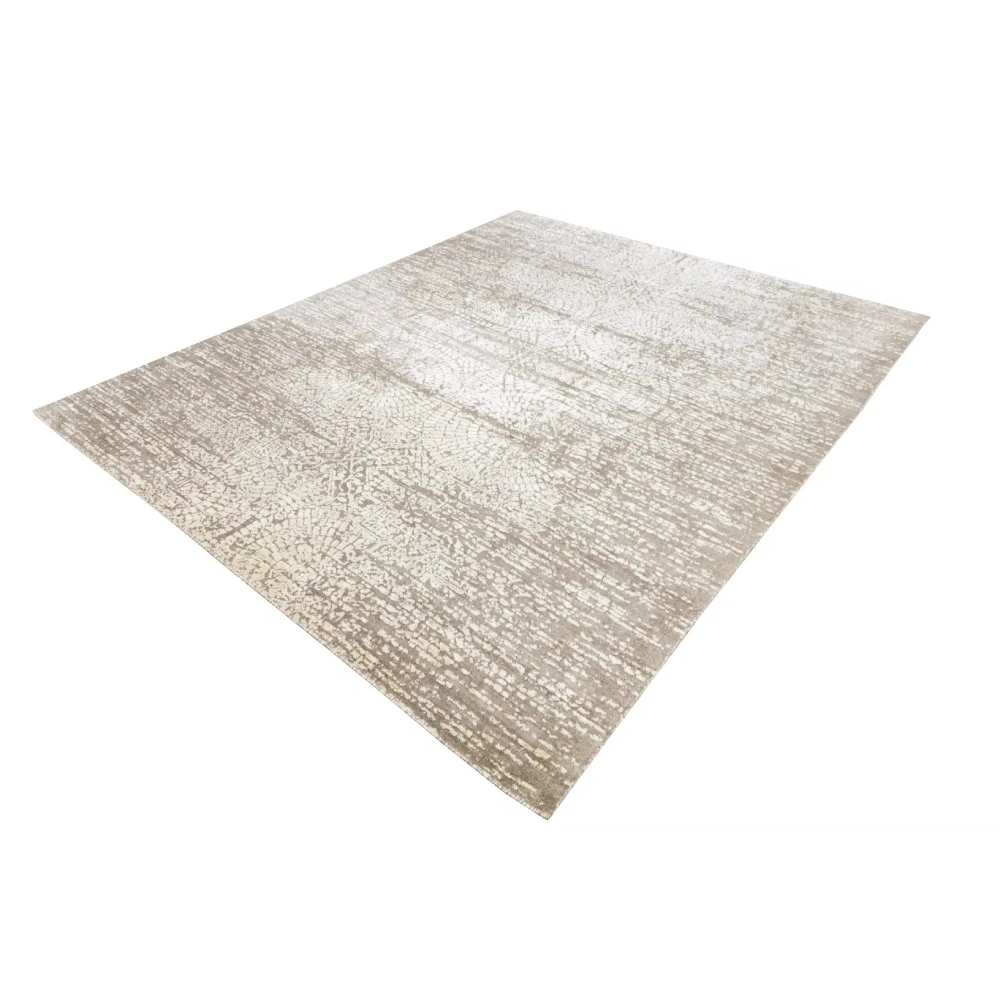 WHOLESALE INDIAN SHAPED DESIGN WOOL RUG FLOOR CARPET FOR INTERIOR DECORATION HAND  Knotted Handmade Carpet Rugs