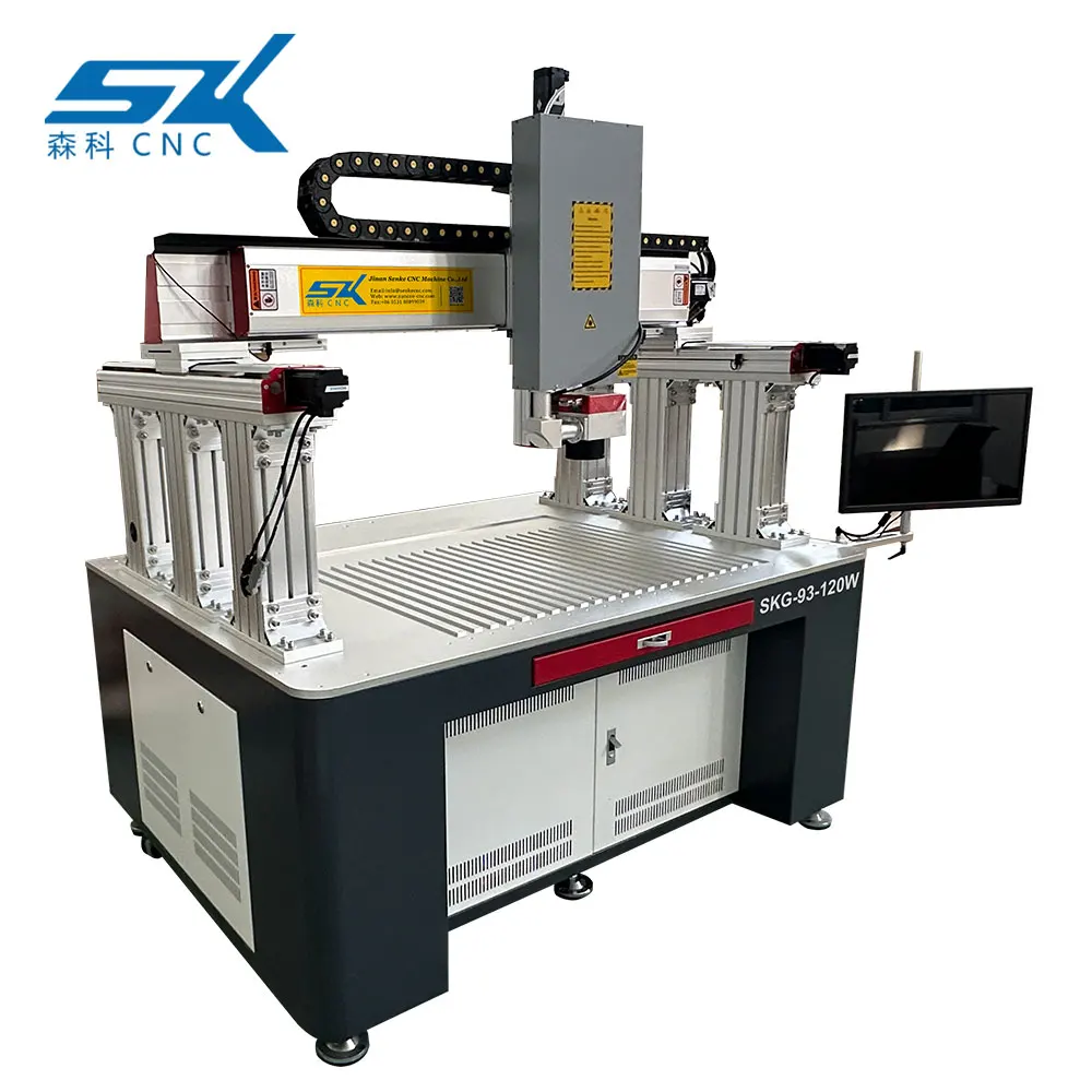 crystal crafts desktop cnc fiber irregular-shaped hole glass laser cutting drilling milling machine