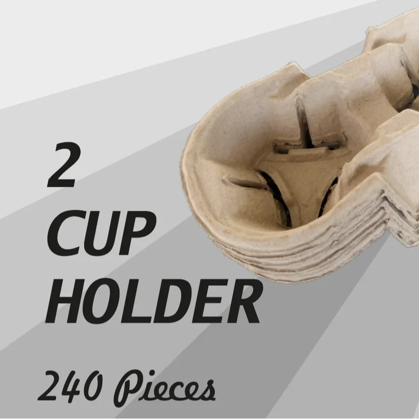 Customized Cup Holder Hot and Cold Drinks Cups Durable Coffee Carrier Tray Takeaway Cup Holder Craft Paper -From Turkey