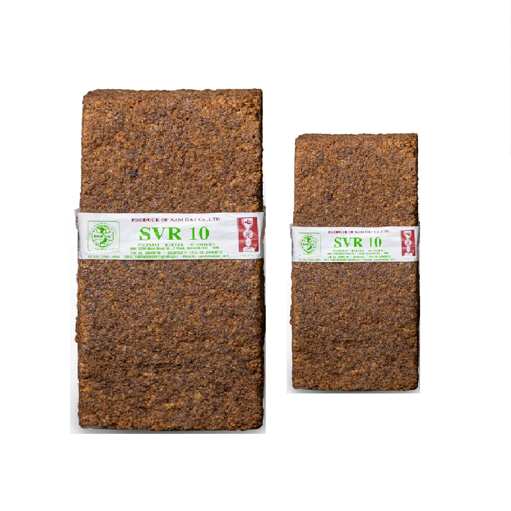 New Condition Raw Material Quality Natural Latex Rubber Brown Rubber SVR 10 (TSR 10) With Competitive Price Produce in Vietnam