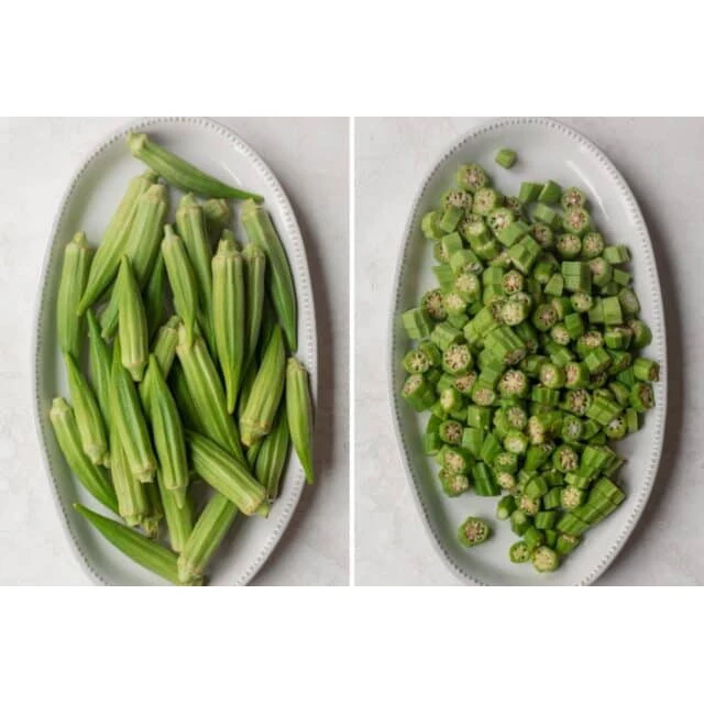 Frozen Okra Frozen Fresh Okra Vegetables Frozen Fresh Okra Vegetables for sale