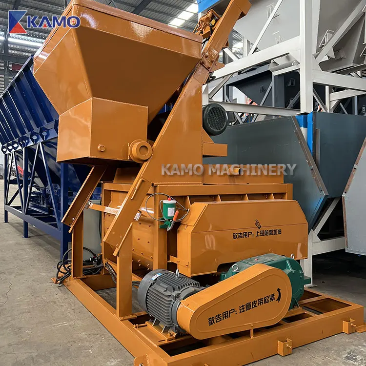 Dry Powder Mortar Mixing Equipment Multifunctional Mixing Machinery JS750 Concrete Mixer Price