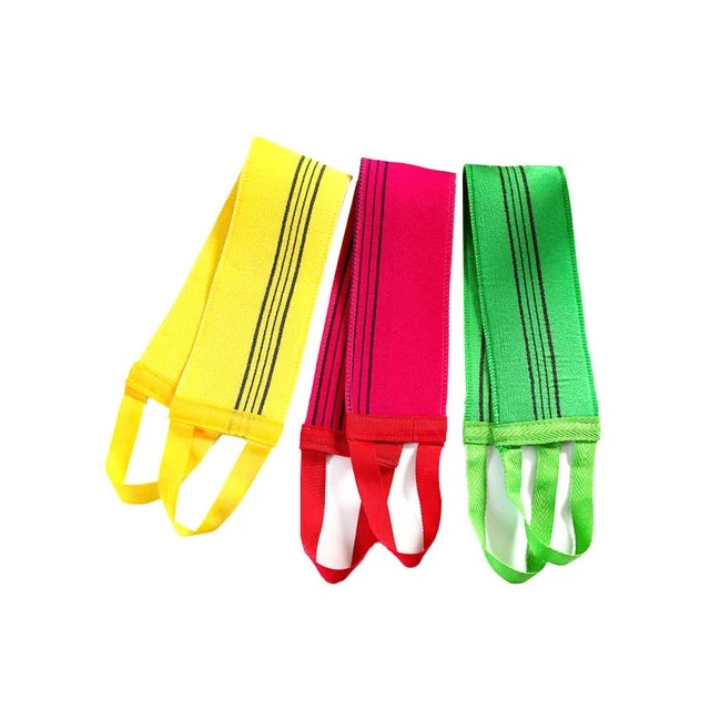 Korean Long Bath Wash Towel For Whole body 3pcs set Soft Medium Hard Face Body Shower Beauty Skin Care Home Textile Washcloth