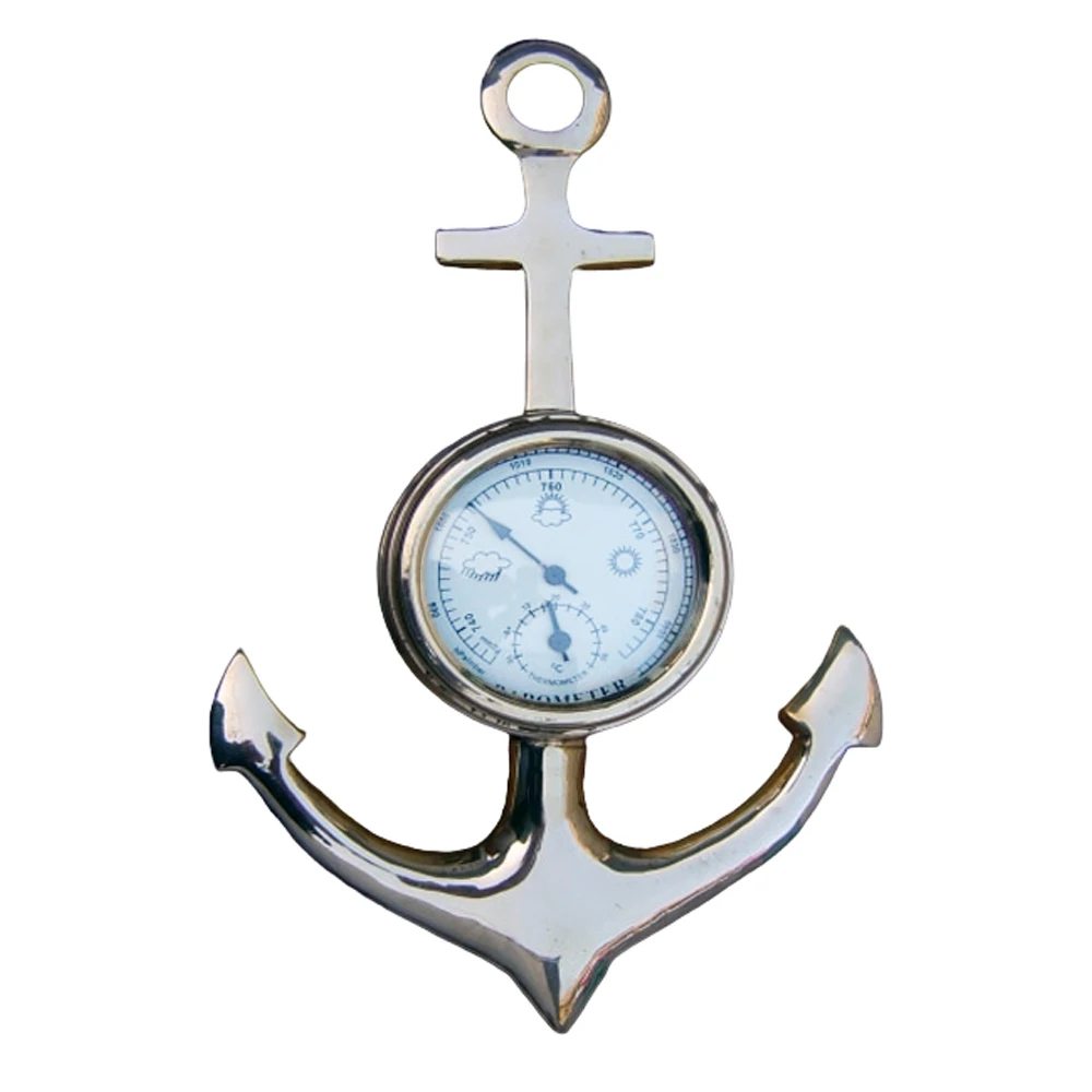 Thermometer Hygrometer Barometer in Porthole, Many Sizes, Desk & Wall Models, for Home Office Decoration & Gift With Your Logo