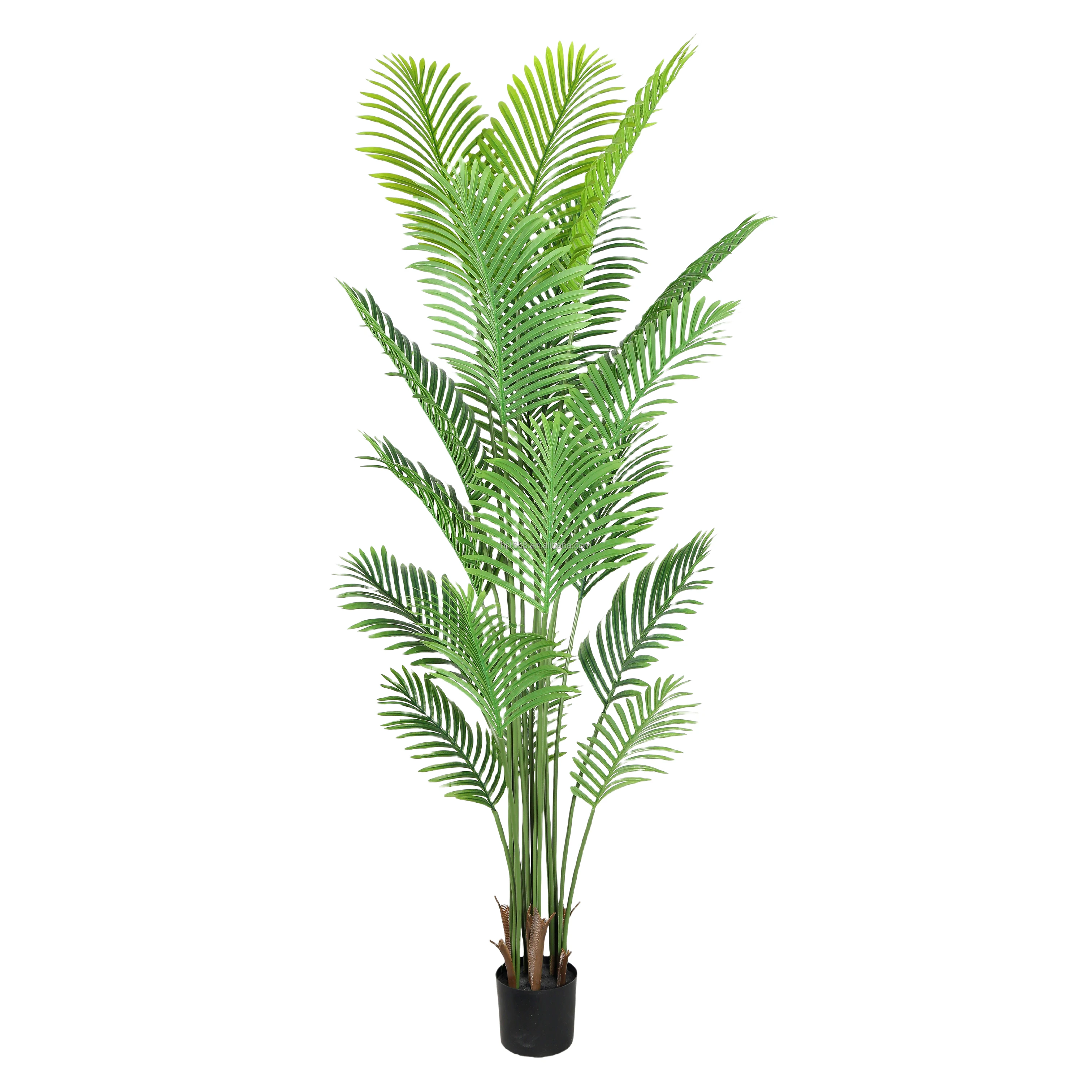 4FT 5FT 6FT Tall Fake Palm Plant Artificial Areca Palm Tree With Planter for Hotel Patio Home Office Living Room Bedroom Decor