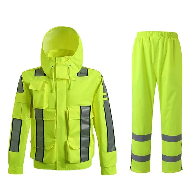 Mesh Hook Loop Safety Vest Security Vest Work Hi Vis Reflective Vests Hot in China Yellow Orange OEM Customized PVC Logo Fabric