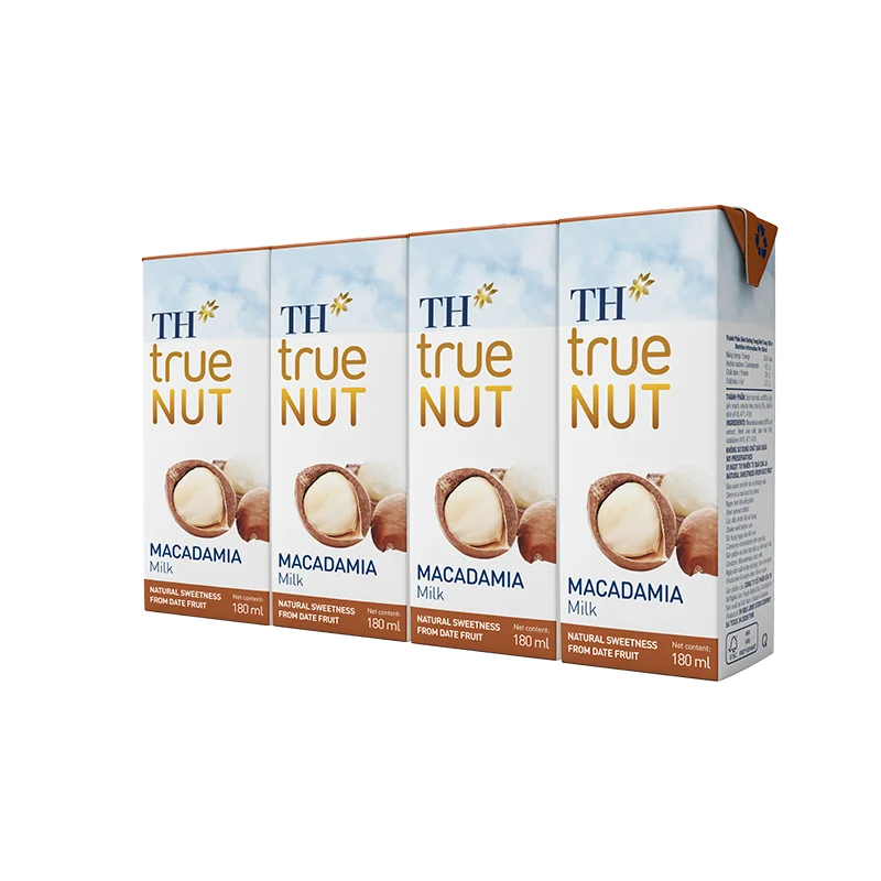 Macadamia Milk TH true NUT 180 ml Blended Dairy Products Flavored Milk with Sterilized Processing Type
