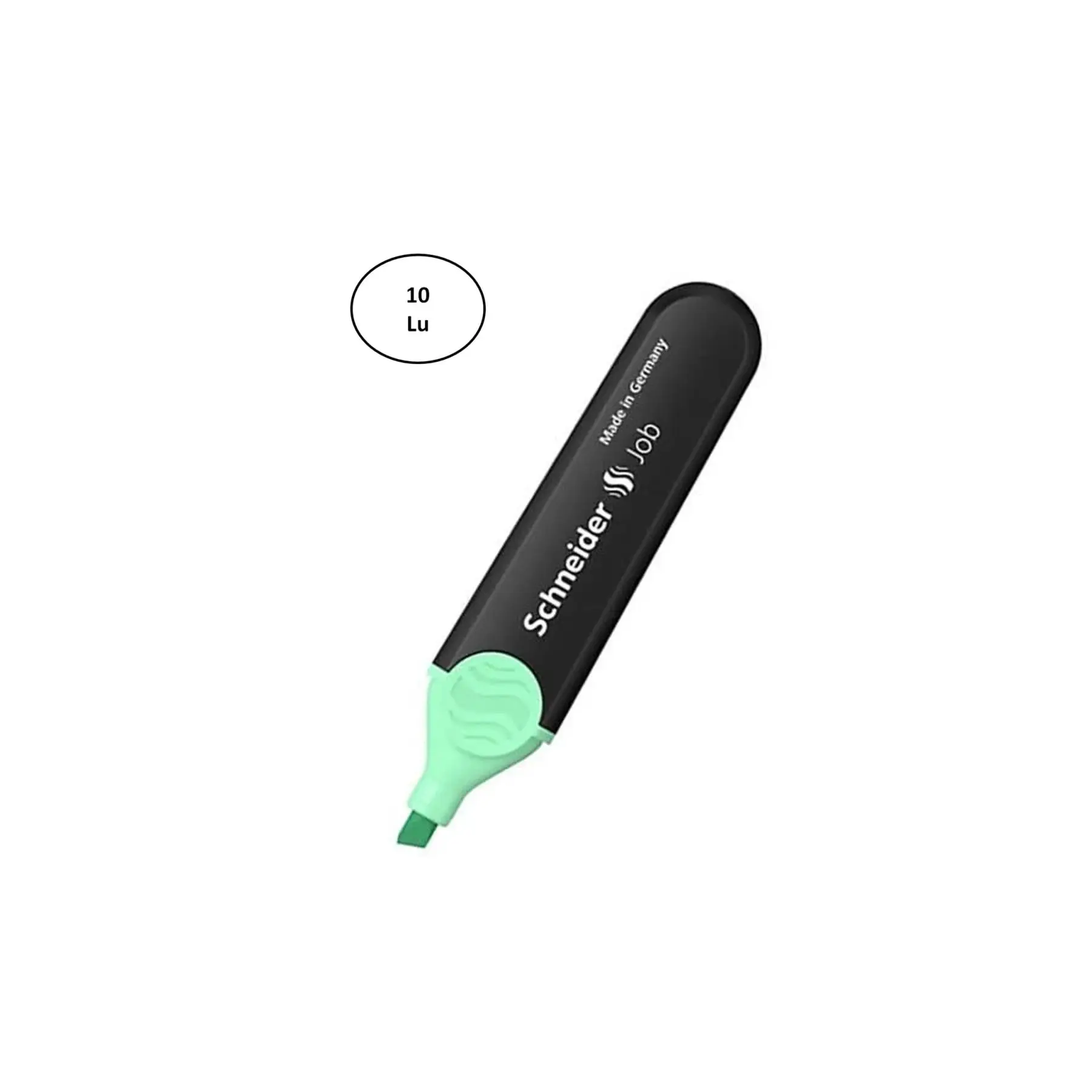 Schneider SCF090 Job Pastel 1-4 5 мм Н. Зеленый маркер в упаковке из 10 штук