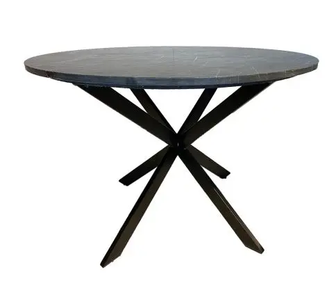 New Arrivals Latest Modern Modern Eliezer luxurious Marble Round Delta Dining Table 120x120