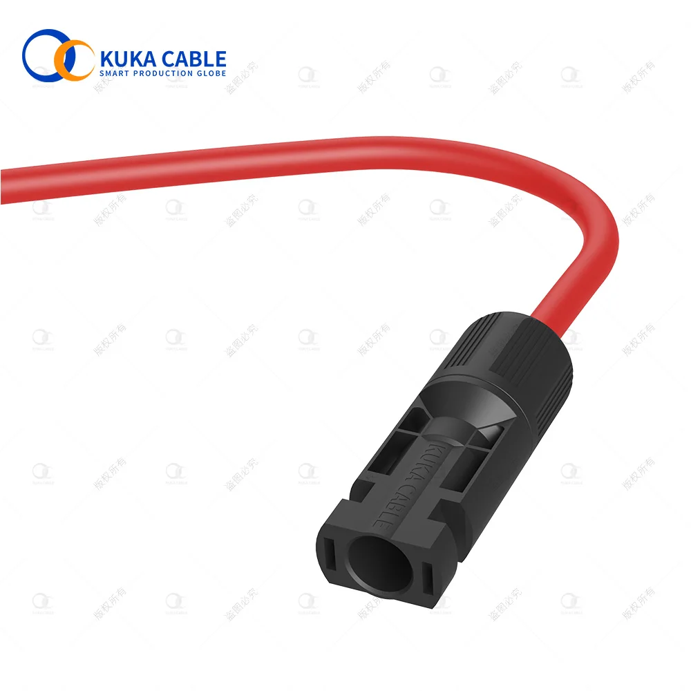 Manufacturer Solar cable wire 6MM2 DC power PV solar panel cable with Solar connector
