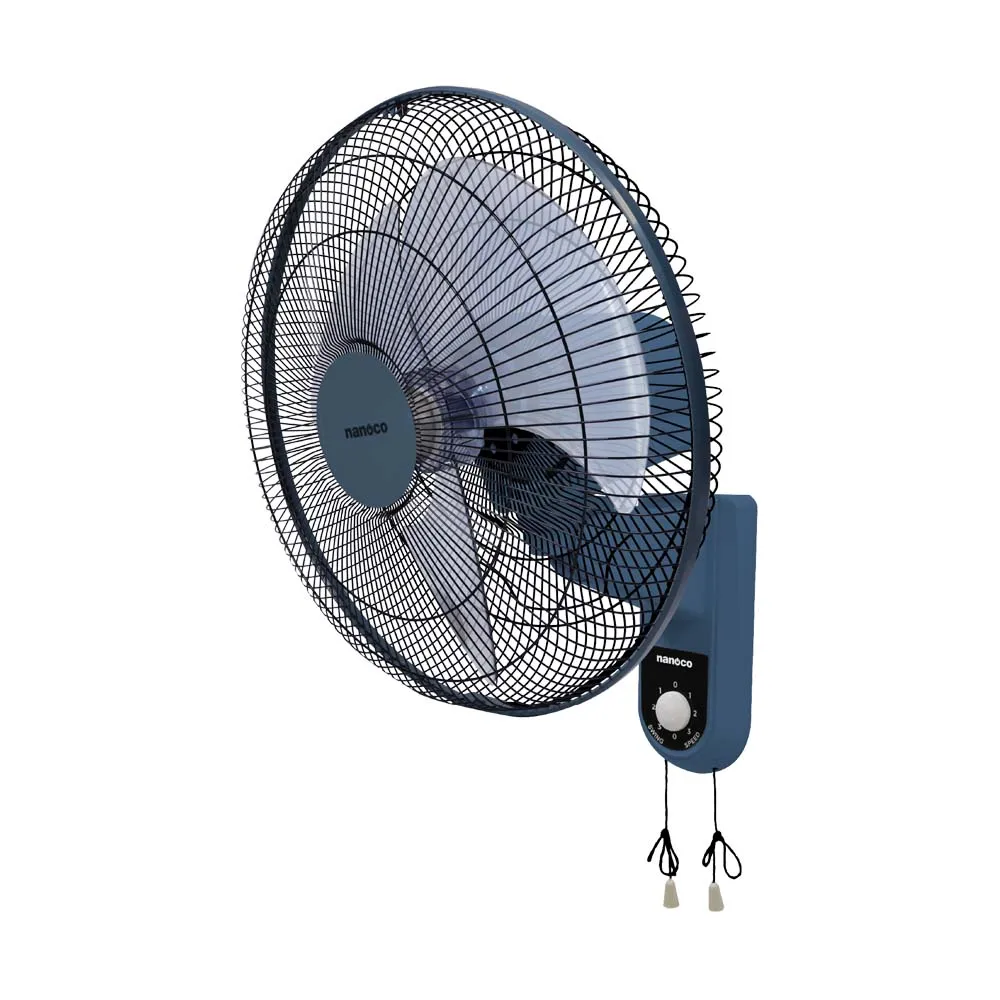Nanoco NWF1611 Electric 40cm Plastic Blade Wall Ventilation Fan New Design Air Cooling Fan for Home Use Ready for Export