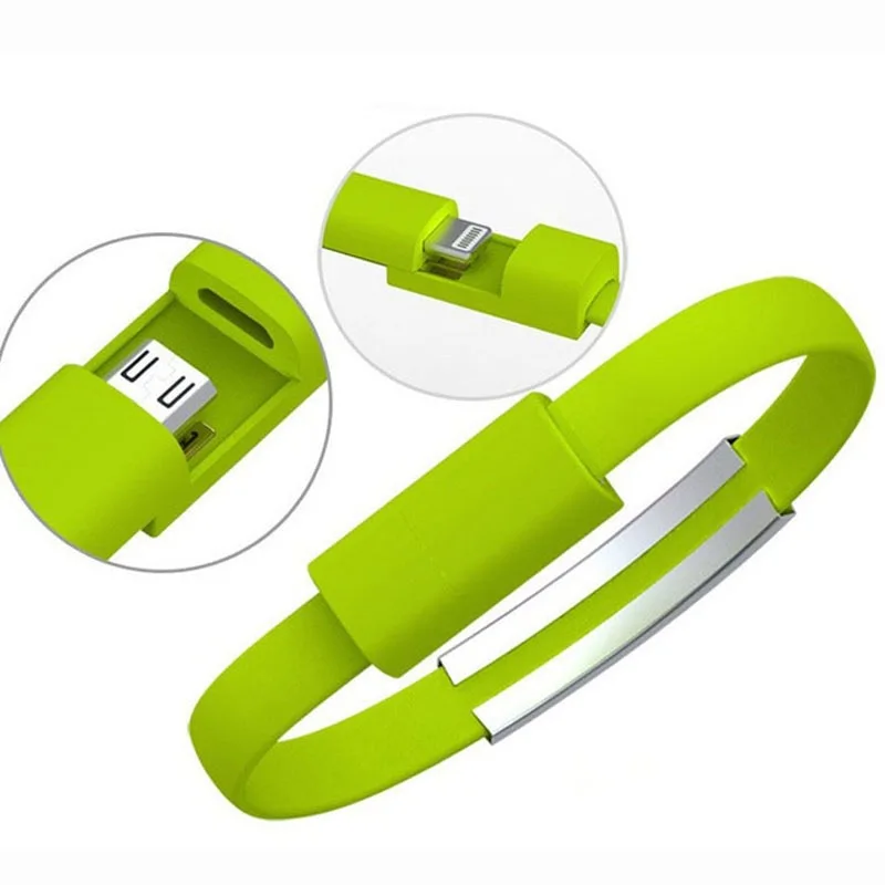 Gift portable android bracelet data cable micro usb mobile phone bracelet charging data cable gift data cable