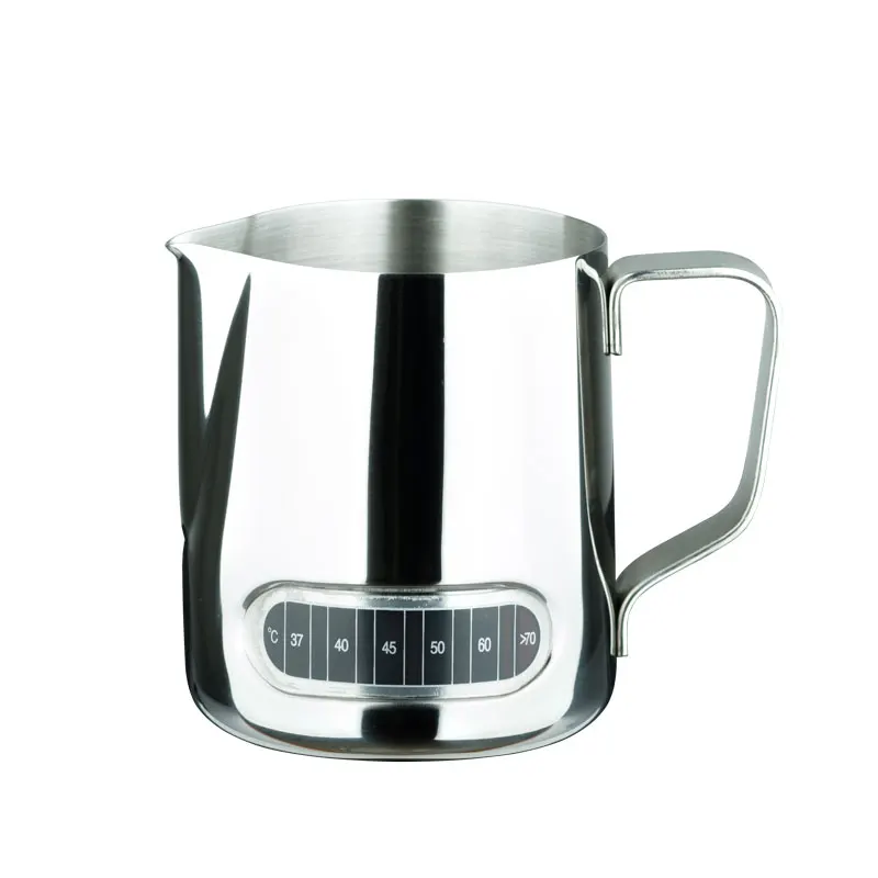 ManuFactory Direct Barista Metal Milk Frothing Half Gallon Stainless Steel Milk Jug