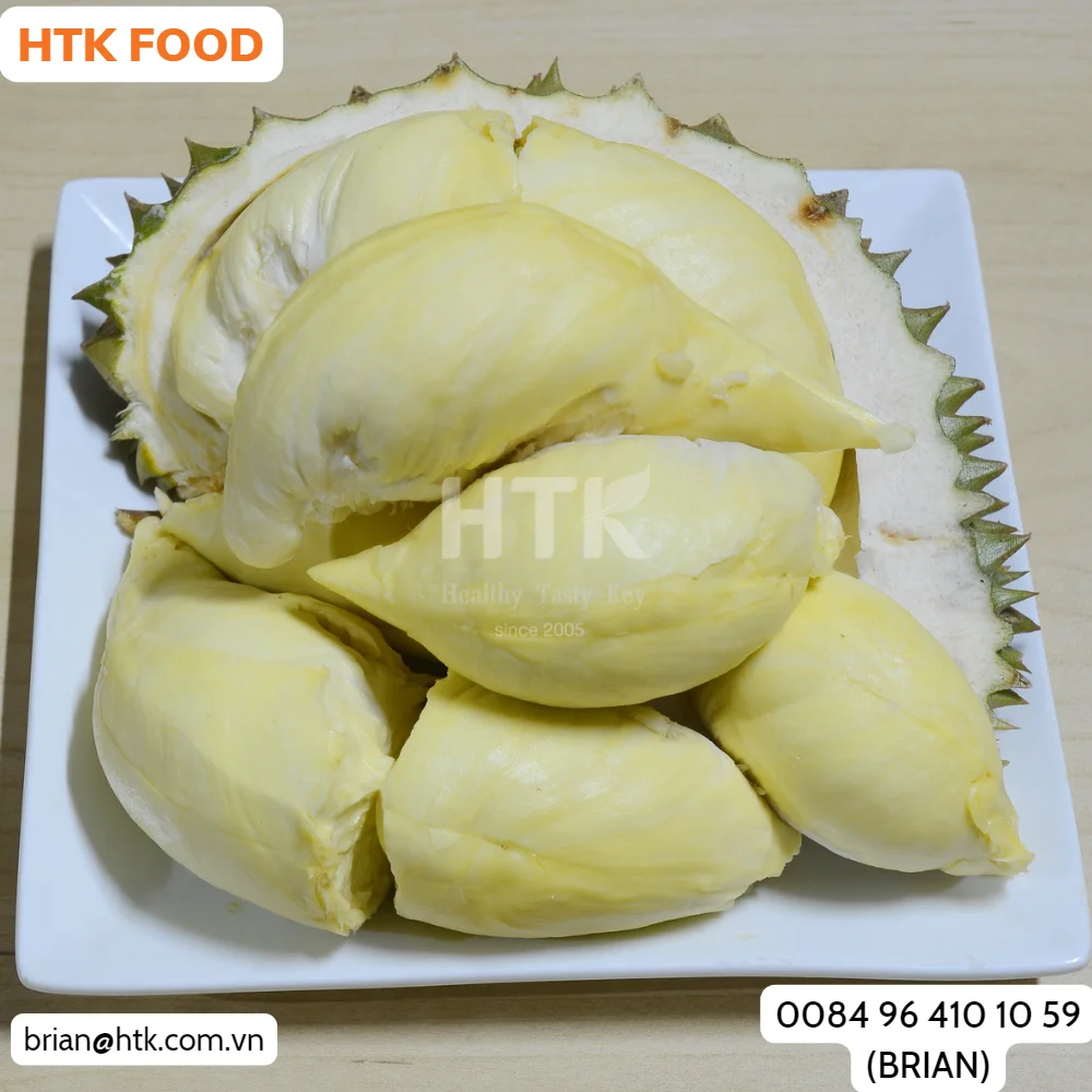 HEALTHY FROZEN IQF DURIAN RI6 MONTHONG Made In Vietnam from HTK FOOD for Food & Beverage