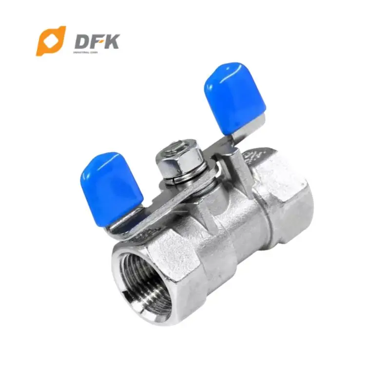 SUS Butterfly Valve Handle Control Female Ball Valve