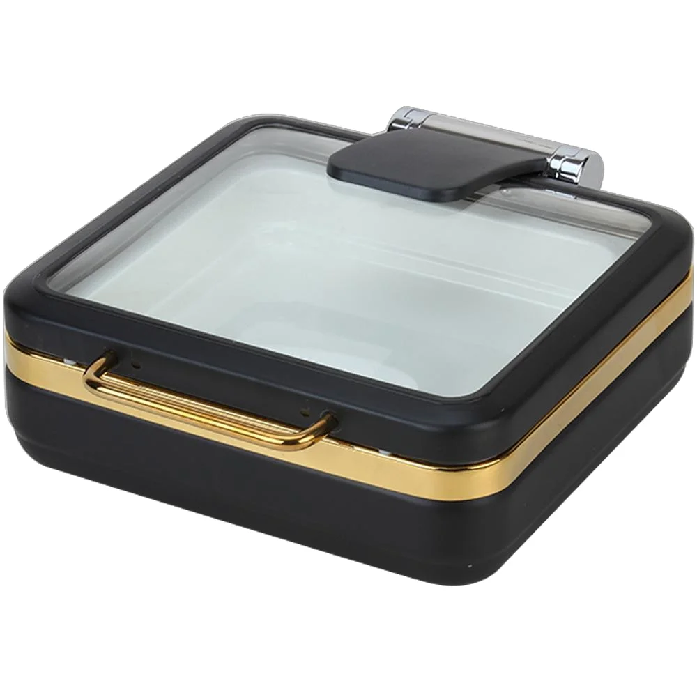 luxury buffet food display on restaurant tables electric food warmer