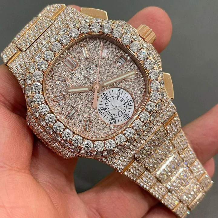 New Arrival Diamond Quartz Watch Luxury High Quality Prestige Iced Out Watch for Wedding and Party Occasion