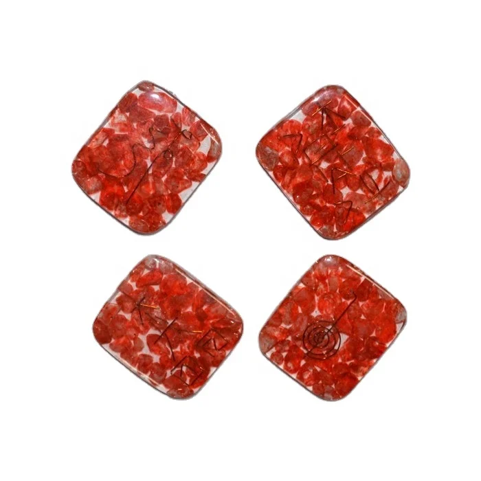 Buy Red Jasper Namaste Engraved Stone Online : Best Value of Red Jasper Namaste Engraved Stone