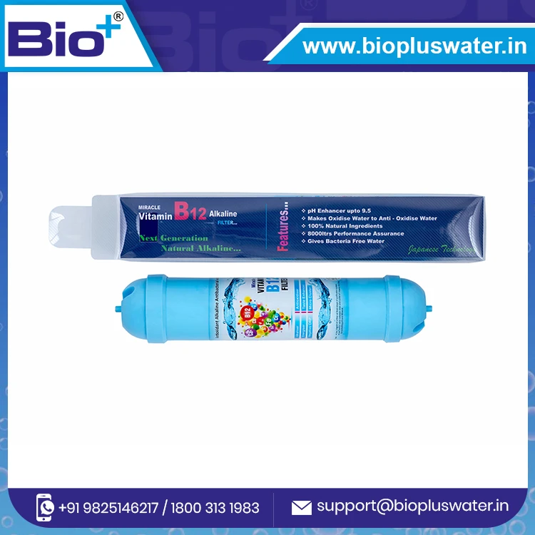 Indian Manufacture Bio+ B12 Alkaline Water Filter Best B12 Water Filter Available At Wholesale Price