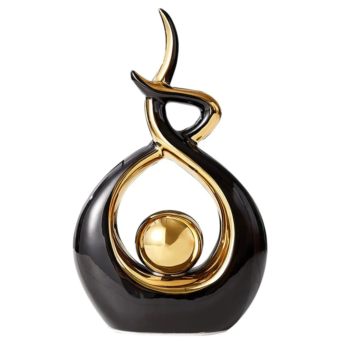 high quality european office room decors gold interior decoration ceramic home decor