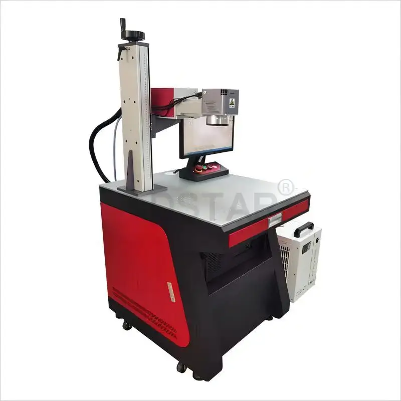Suitable for Plastics Leather Glass Ceramic Materials UV Laser Marking Machine for Electronic Components for QR Code PCB Boards