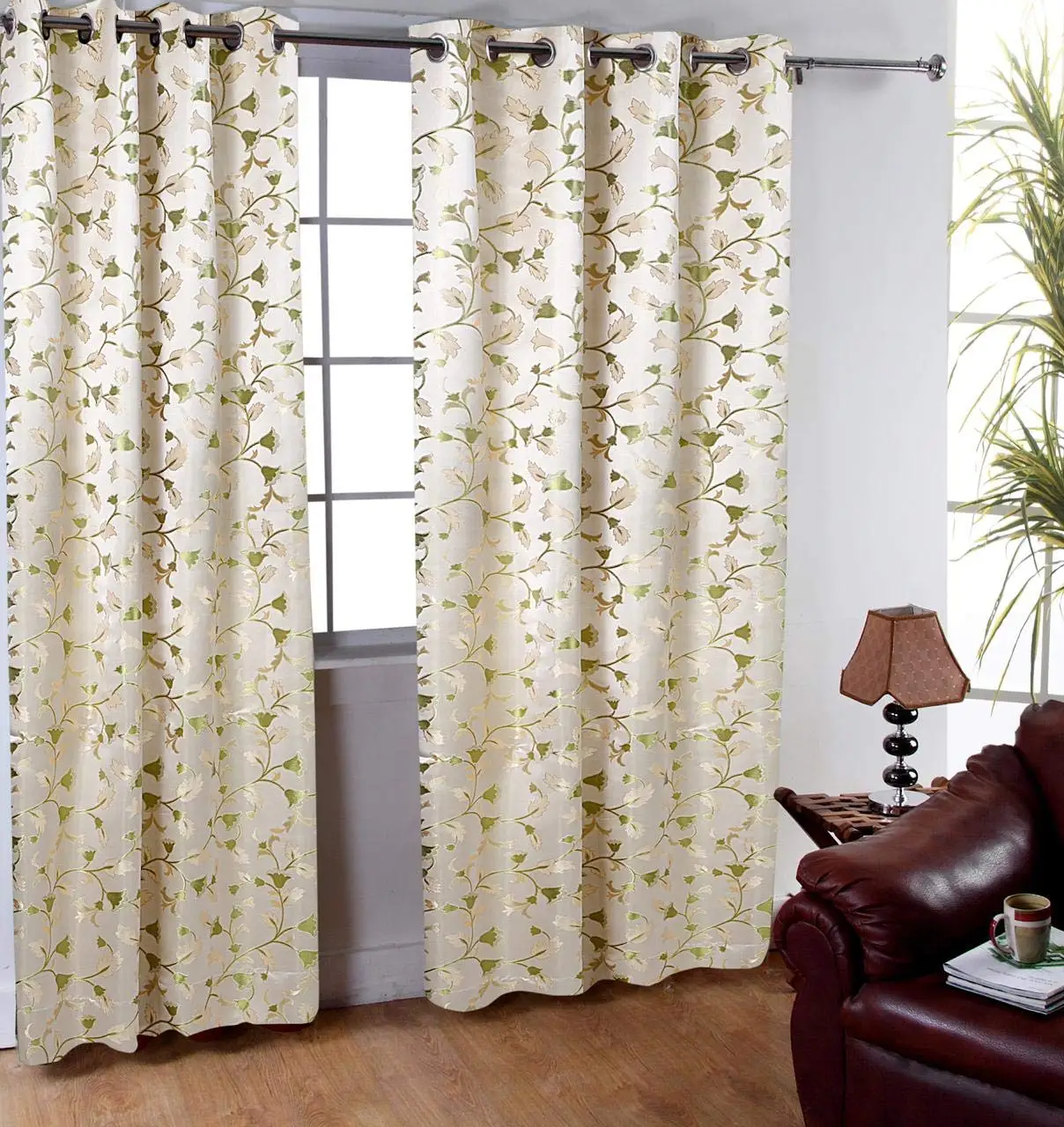 100% cotton Home Decor Luxurious Drape Faux Linen Curtains For Bedroom