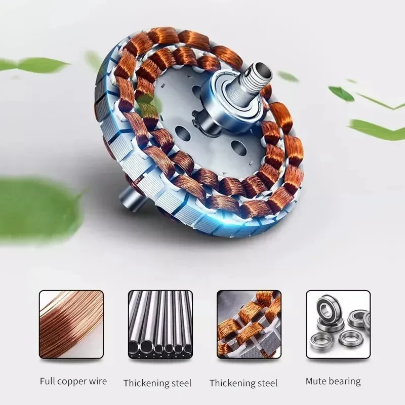 Black 5 Dual Sided Reversible Blades Contemporary Crystal Ceiling Fan Light Color Changing Indoor Silent Chandelier Ceiling Fan