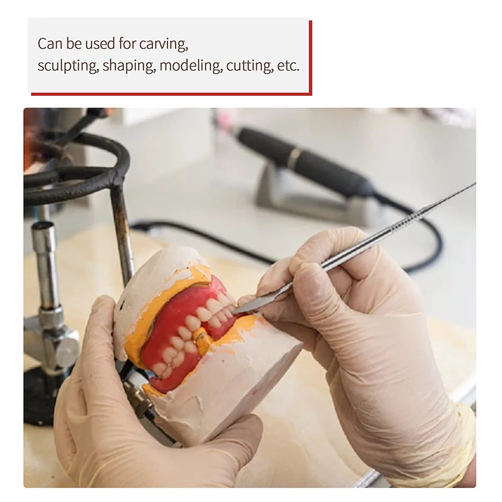 Custom Made Dental Laboratory Kit 10 Pcs Wax Carving Plaster Knife Spatula Top Quality Dental Wax Knives Set