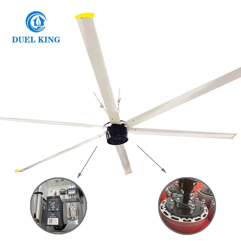 Remote control style 22ft  large commerical  hvls fan