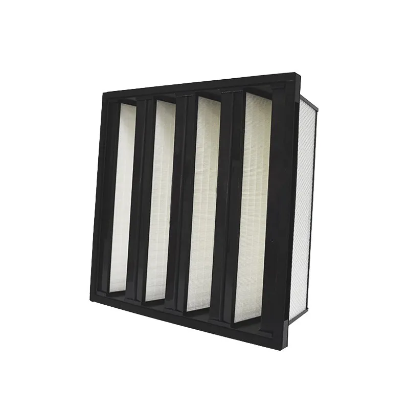 V BANK Filter F7 F8 F9 ABS Plastic Frame rigid filter HVAC HEPA High Efficiency Filter