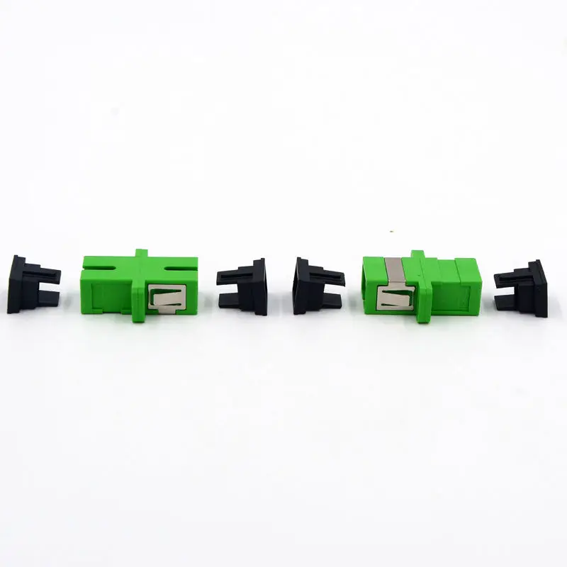 FTTH SC APC Single Mode Unflange Adapters Optical Fiber Optic Connector Simplex Fiber Optic Adaptor