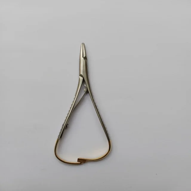 Surtechs Mathew Needle Holder Orthodontics Needle Holding Forceps Stainless Steel Micro Castroviejo Needle Holder