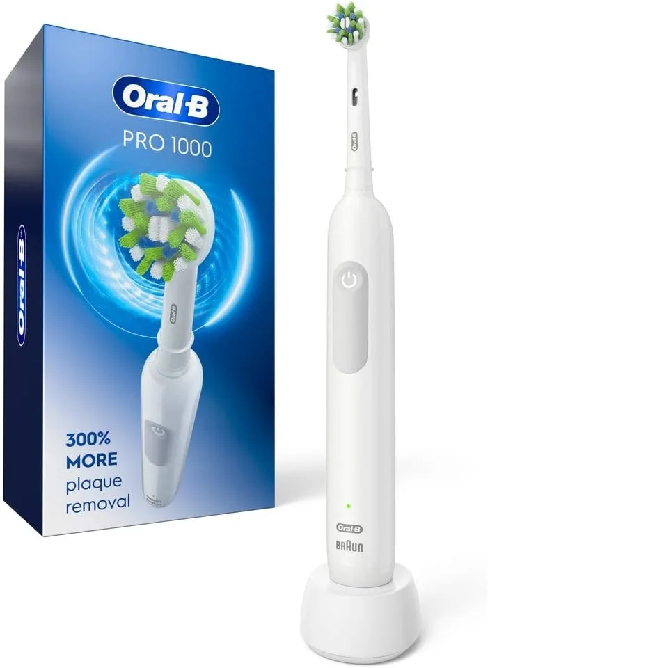 Oral-B Pro 1000 аккумуляторная электрическая зубная щетка белая