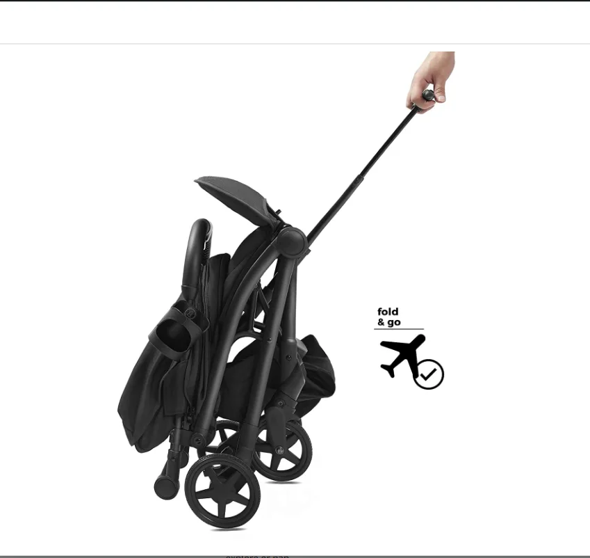 Lightweight Travel Foldable Baby Stroller/Collapsible Baby Carriage/New Born Pull Cart For Baby