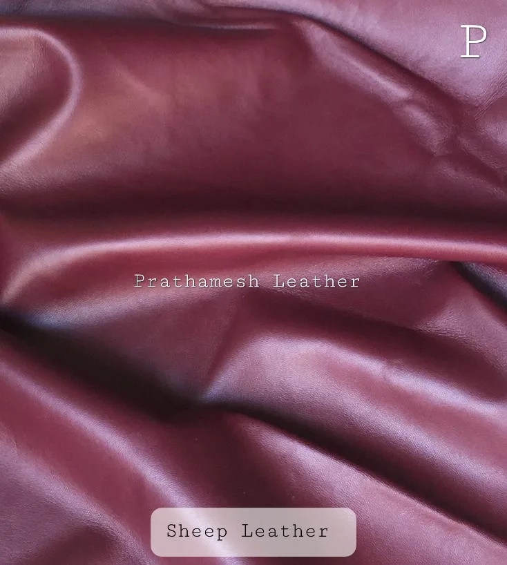 Premium Quality Sheep Leather Jacket Bags Breathable Grain Leather Goods Export Quality Available Different Genuine Leather