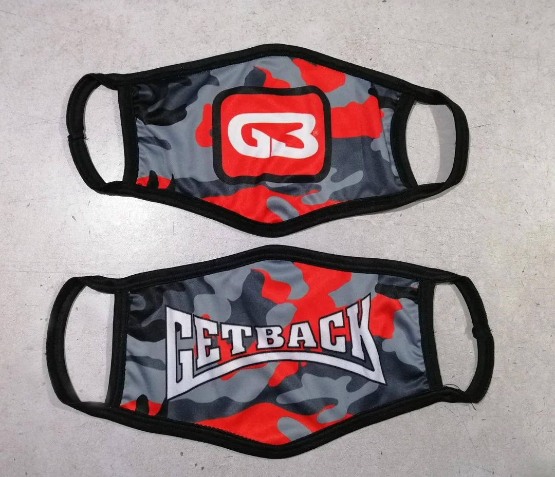 Full Sublimation Oem New Designs Logo Face-Masks-Mouth Covers /Face-Mask-Mouth Covers Reusable Polyester Cotton with 2,3 Layers