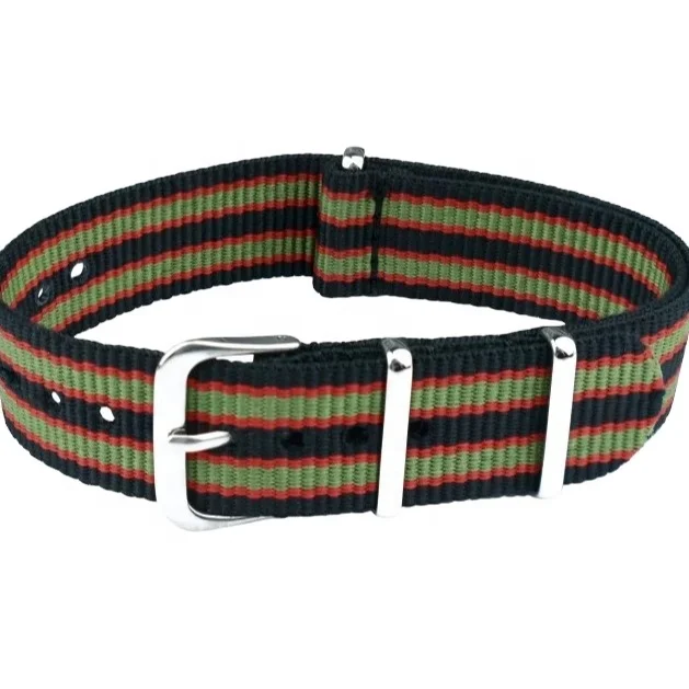 Nylon Straps N20 20mm Sport Smart Watch Brown Red Water Resistant Wristband Breathable Feature Compatible 18 22 mm 45mm