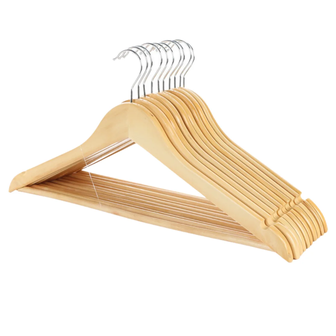 FMH063 wholesale Low Price Custom Wooden Hangers vintage Cloth scarf pant dress coat wooden hanger Hanger Wood