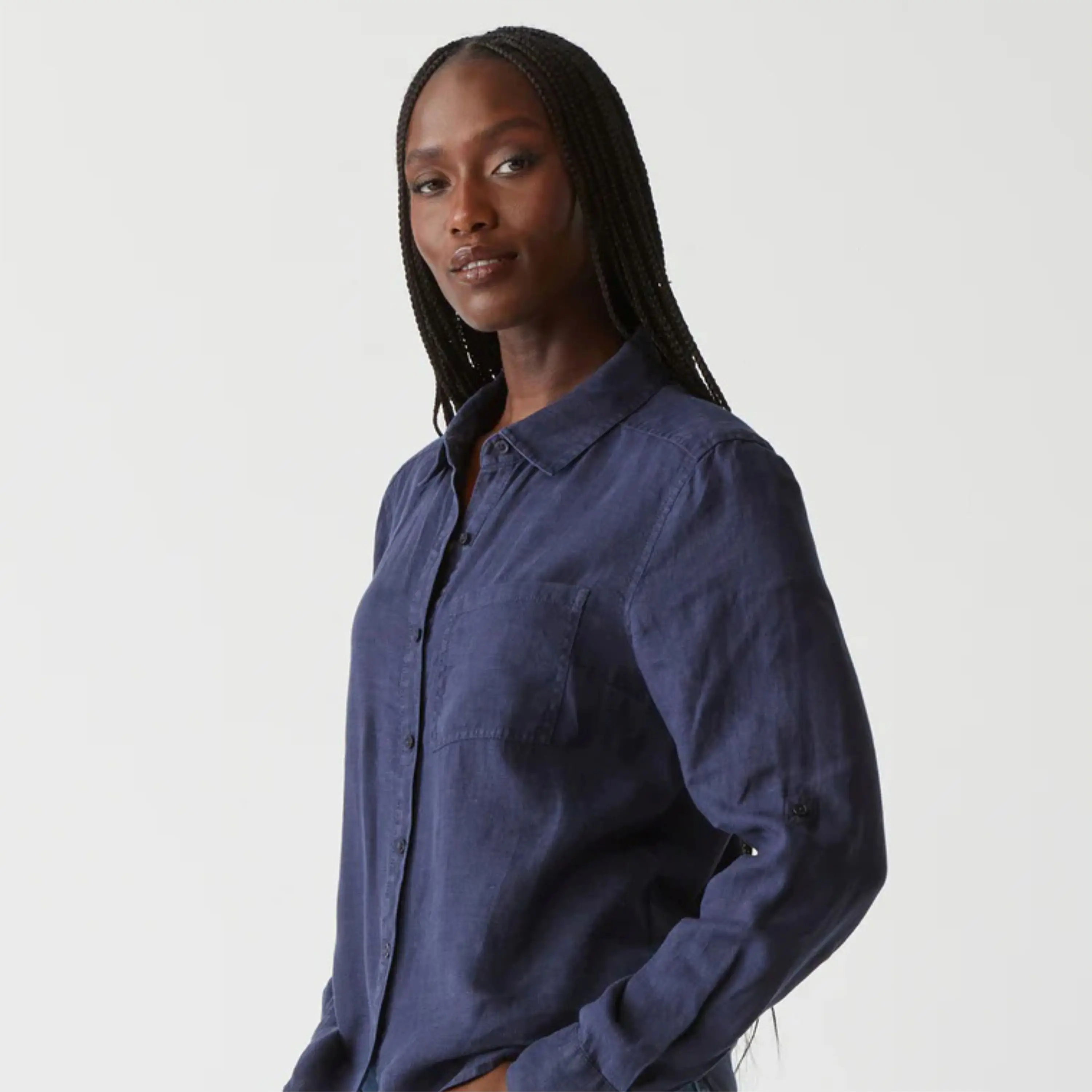 Elegant Silk Button-Down Top for Women - Smooth and Luxurious, Ideal for Formal Events and Business Meetings