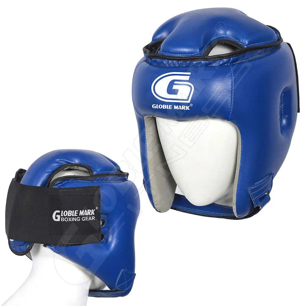 Boxing Protector Training Head Guard Sparring Helmet for Kick Boxing Protective Gear Synthetic Leather Muay Thai Head Guard
