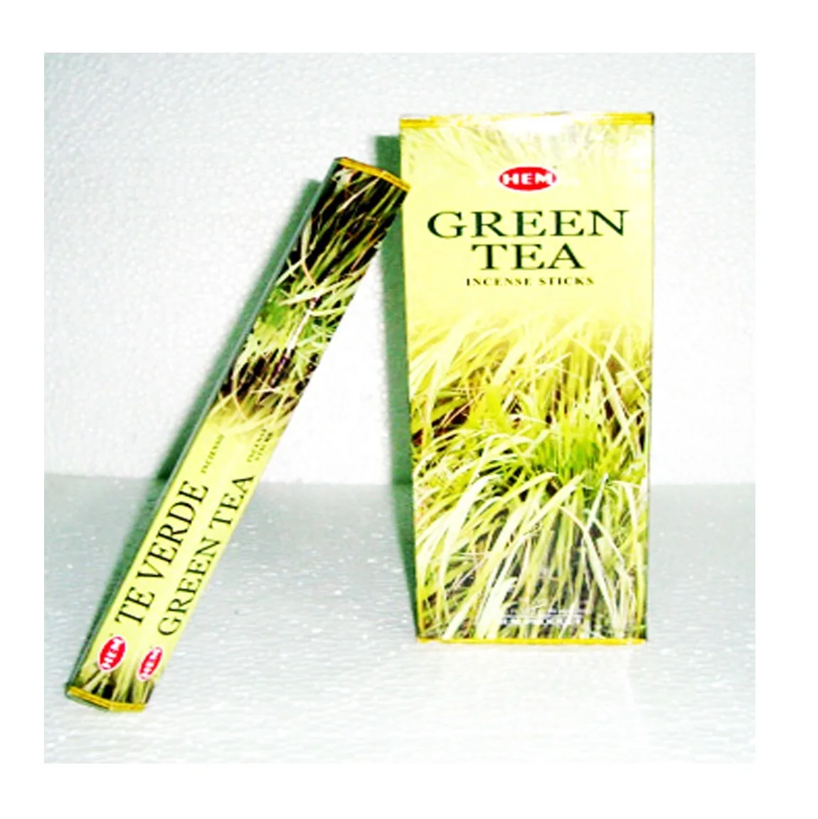 Top Selling Raw Tea Fragrance HEM Brand Green Tea Incense Sticks for Home and Hotel Use from India