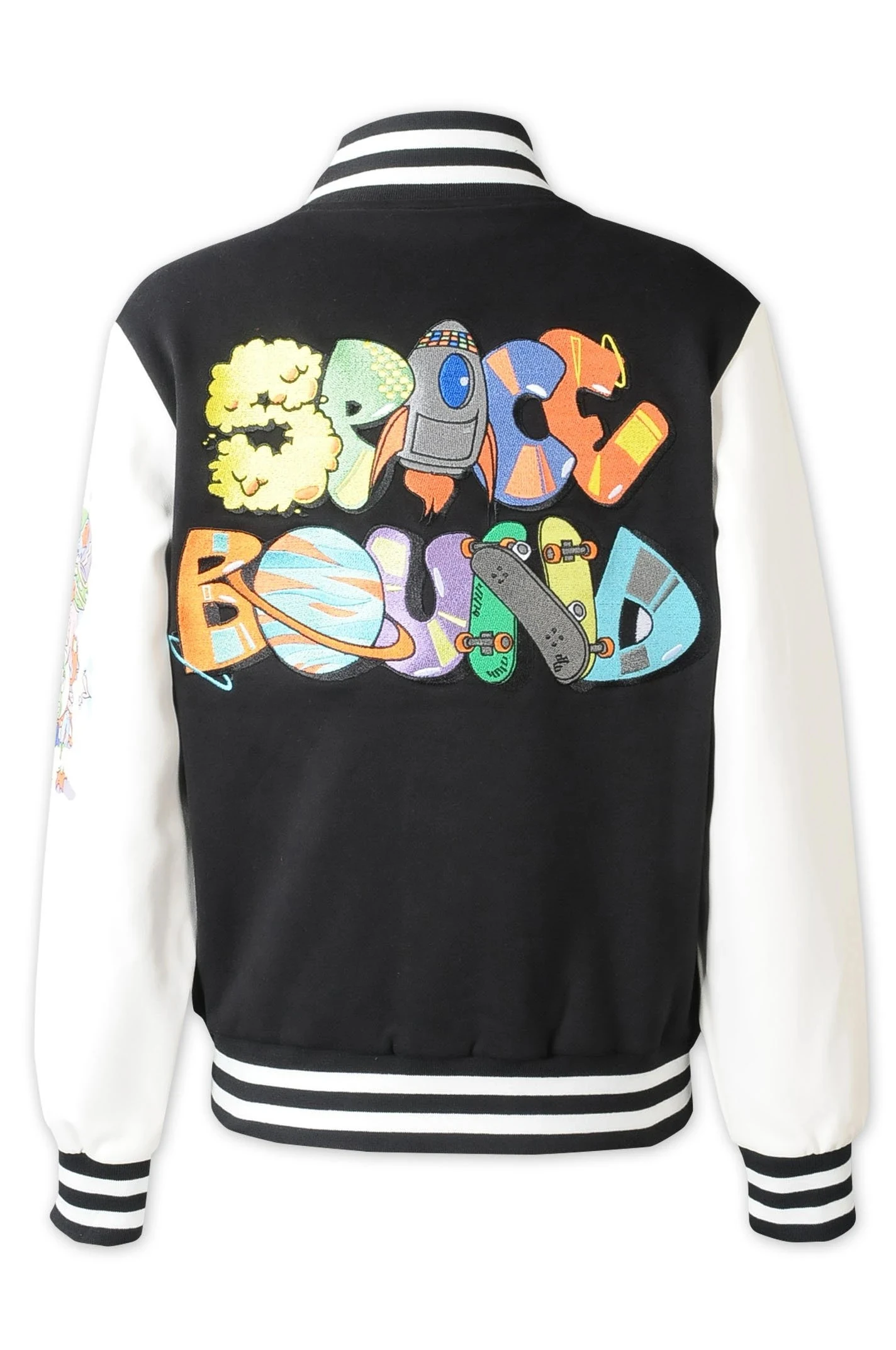 Varsity Winter Fashion Chenille Applique Embroidered Hoodies Uniform Loose Custom Varsity Jacket Coats