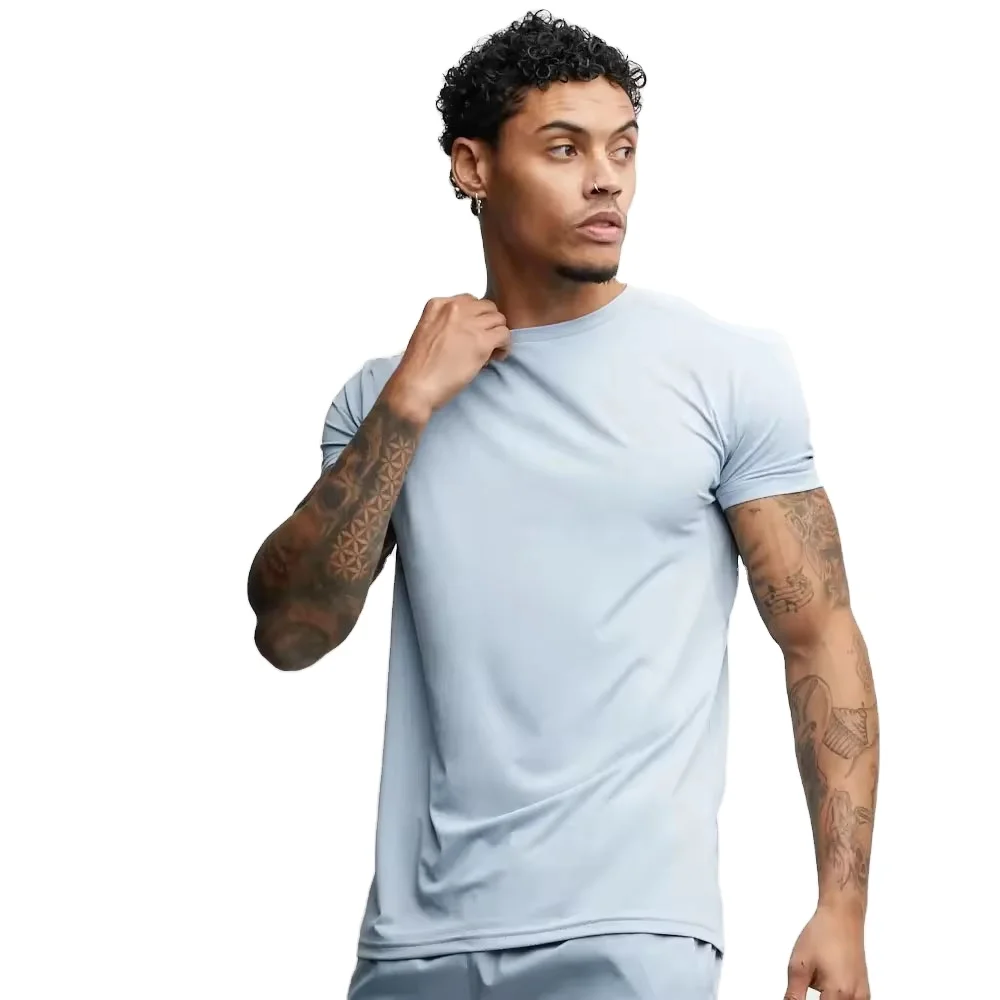 Customized Printing Cotton Full Sleeve T-shirt Mens Plain Gym Slim Fit Long Sleeve T shirt 2023 New Arrival